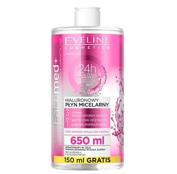 Eveline Facemed Hialuronowy płyn micelarny 3w1 (650 ml)