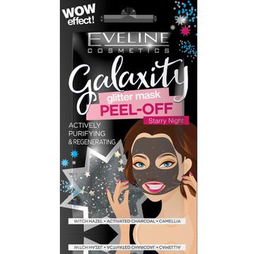 Eveline Galaxity Maska Black peel-off regenerująca (10 ml)