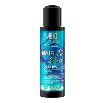 Eveline Hair 2 Love olej 8 w 1 do olejowania włosów (110 ml)