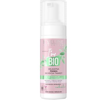 Eveline I'm Bio Delikatna pianka do mycia twarzy cera sucha i wrażliwa (150 ml)