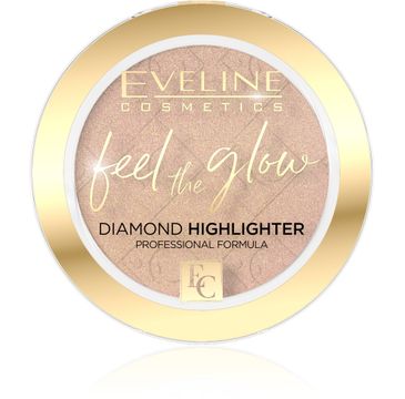 Eveline Cosmetics Feel the Glow rozświetlacz w kamieniu 02 Beach Glow (4.2 g)