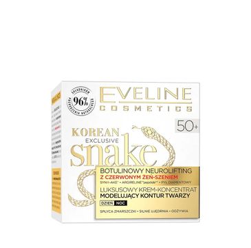 Eveline Korean Exclusive Snake luksusowy krem-koncentrat modelujący kontur twarzy 50+ (50 ml)