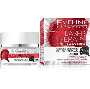 Eveline Laser Therapy Centella Asiatica 70+ – głęboko odżywczy krem na dzień i noc  (50 ml)