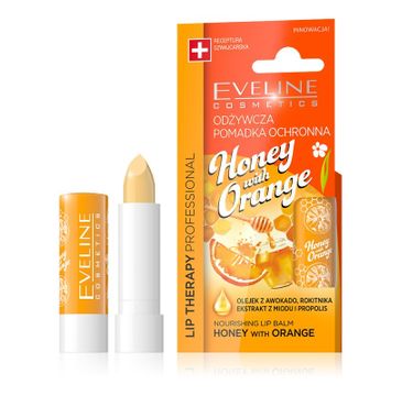 Eveline Lip Therapy Professional (pomadka odżywcza do ust Honey with Orange 1 szt.