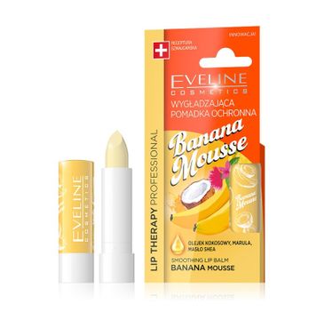 Eveline Lip Therapy Professional (pomadka wygładzająca do ust Banana Mousse 1 szt.)