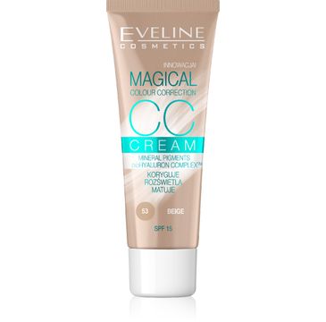 Eveline Magical CC Cream – fluid do twarzy nr 53 Beż (30 ml)