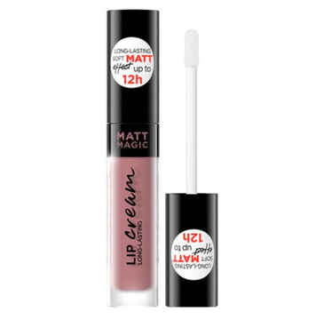 Eveline Matt Magic Lip Cream pomadka w płynie matowa nr 04 Delicate Rose (4.5 ml)