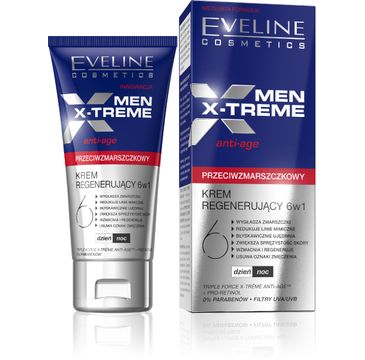Eveline Men X-Treme 6w1 (krem do twarzy regenerujący przeciwzmarszczkowy 50 ml)