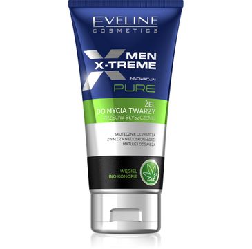 Eveline Men X-Treme Pure (żel do mycia twarzy przeciw błyszczeniu 125 ml)