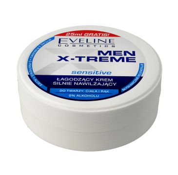 Eveline Men X-Treme Sensitive krem nawilżający do twarzy, rąk i ciała (100 ml)