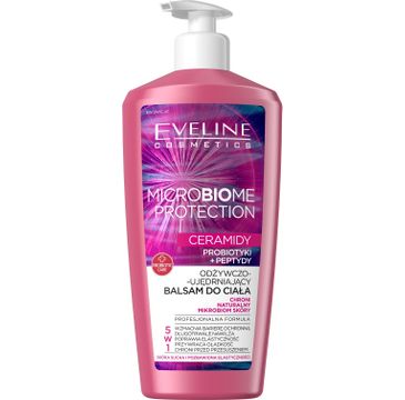 Eveline Microbiome Protection balsam do ciała 5w1 odżywczo-ujędrniający skóra sucha i pozbawiona elastyczności (350 ml)