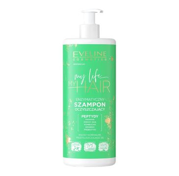 Eveline My Life My Hair Enzymatyczny Szampon oczyszczający do włosów normalnych i przetłuszczających się (400 ml)
