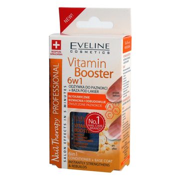 Eveline Nail Therapy (lakier do paznokci odżywka Vitamin Booster 6w1 12 ml)