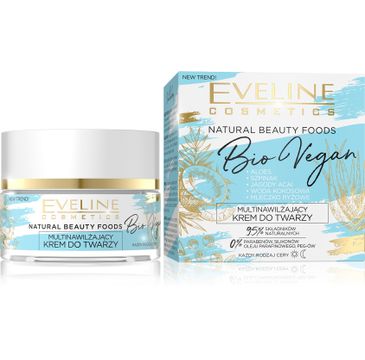 Eveline Natural Beauty Foods (aktywnie multinawilżający krem na dzień i noc Bio Vegan 50 ml)