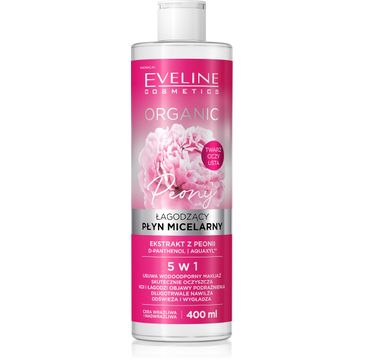 Eveline Organic Peonia płyn micelarny łagodzący (400 ml)