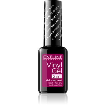Eveline Vinyl Gel 2in1 – lakier do paznokci winylowy nr 207 (12 ml)