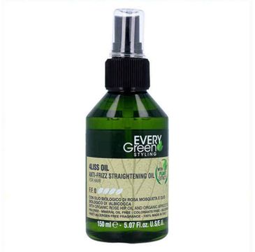 Every Green 4Liss Oil Anti-Frizz Straightening Oil spray do prostowania z olejem organicznym z róży i moreli 150ml