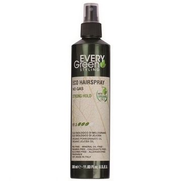 Every Green Eco Hairspray No Gas ekologiczny lakier do włosów mocno utrwalający fryzurę Strong Hold (300 ml)