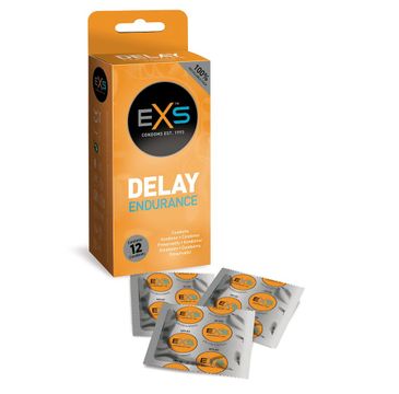Exs Delay Endurance Condoms prezerwatywy opóźniające wytrysk (12 szt.)