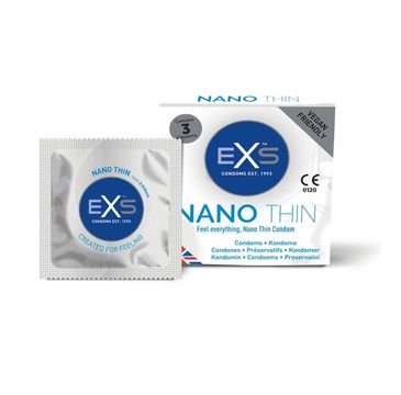 EXS Nano Thin ultra cienkie prezerwatywy (3 szt.)