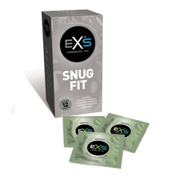 EXS Snug Fit Condoms dopasowane prezerwatywy (12 szt.)