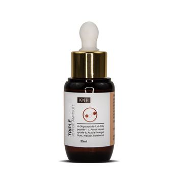 KNH – Triple Peptide Ampoule Serum serum peptydowe do cery z widocznymi zmarszczkami mimicznymi (25 ml)