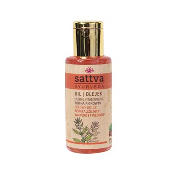 Sattva 鈥� Herbal Vitalising Hair zio艂owy olejek rewitalizuj膮cy na porost w艂os贸w (100 ml)