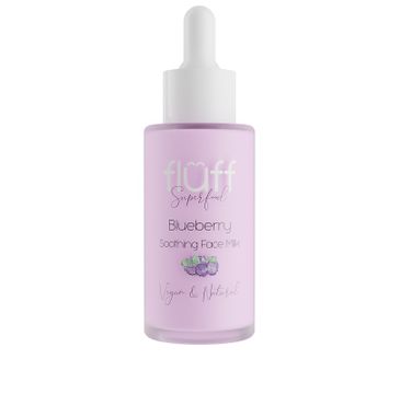 Fluff Soothing Face Milk – nawilżająco-łagodzące mleko do twarzy Borówka (40 ml)