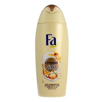 Fa Cream & Oil Shower Cream kremowy żel pod prysznic Macadamia Oil Moringa Flower Scent (400 ml)