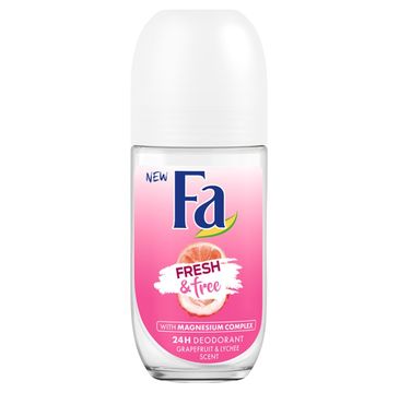 Fa Fresh & Free 24h dezodorant roll-on Grapefruit & Lychee (50 ml)