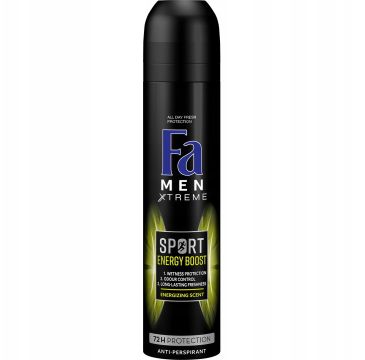 Fa Men Xtreme Sports Energy Boost Anti-perspirant antyperspirant w sprayu dla mężczyzn (250 ml)