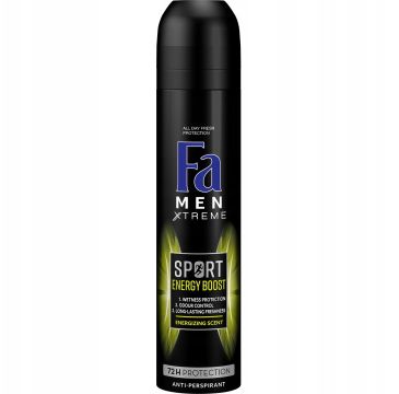 Fa Men Xtreme Sports Energy Boost Anti-perspirant antyperspirant w sprayu dla mężczyzn (250 ml)