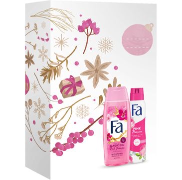 Fa Pink Jasmine zestaw dezodorant w spray'u (150 ml) + żel pod prysznic (250 ml)