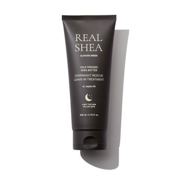 Rated Green – Regenerująca kuracja do włosów zniszczonych na noc Real Shea (200 ml)