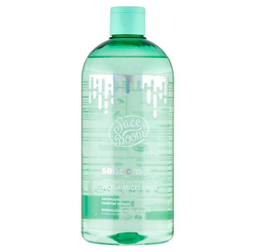 FaceBoom Seboom Matująco-Normalizująca Woda micelarna - cera tłusta i mieszana (500 ml)