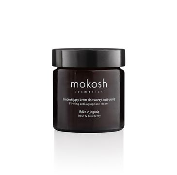 Mokosh Facial Cream Anti-aging Rose & Bluberry ujędrniający krem do twarzy anti-aging Róża z Jagodą (60 ml)