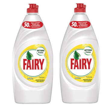 Fairy Płyn do mycia naczyń Cytryna (2 x 900 ml)