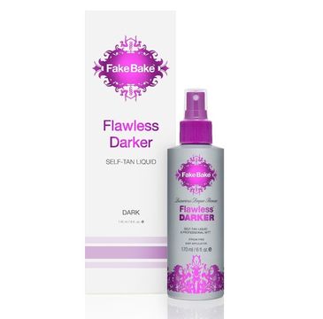 Fake Bake Flawless Darker Self-Tan Liquid samoopalacz w płynie Dark (170 ml) + rękawica (1 szt.)