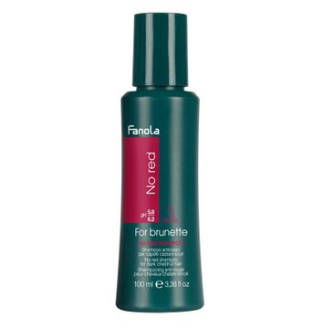 Fanola No Red Shampoo For Brunette szampon do włosów dla brunetek (100 ml)