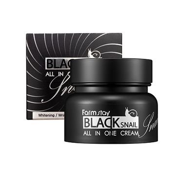 Farm Stay Black Snail All in One Cream krem do twarzy all-in ze śluzem czarnego ślimaka (75 ml)