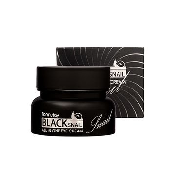 Farm Stay Black Snail All in One Eye Cream krem pod oczy all-in ze śluzem czarnego ślimaka (50 ml)