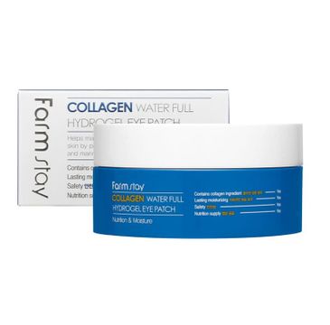 Farm Stay – Collagen Water Full Hydrogel Eye Patch kolagenowe hydrożelowe płatki pod oczy (60 szt.)