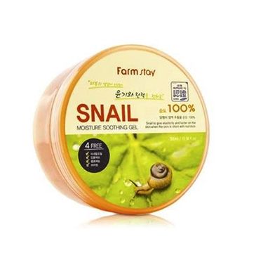 Farm Stay – Snail Moisture Soothing Gel koreański żel ze śluzem ślimaka (300 ml)