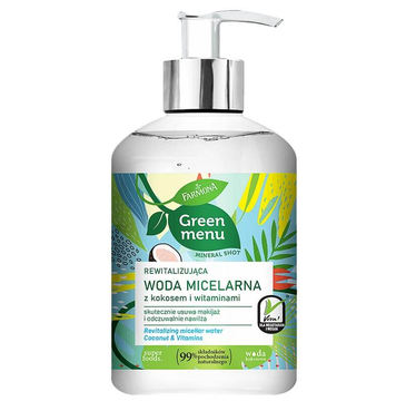 Green Menu Rewitalizująca woda micelarna z kokosem i witaminami (270 ml)