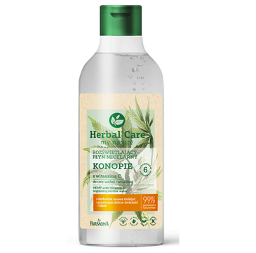 Herbal Care Płyn micelarny Konopie z witaminą C do cery bardzo suchej (400 ml)