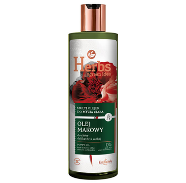 Farmona Herbs Multi olejek do mycia ciała Olej Makowy (400 ml)