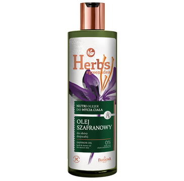 Farmona Herbs Nutri olejek do mycia ciała Olej Szafranowy (400 ml)