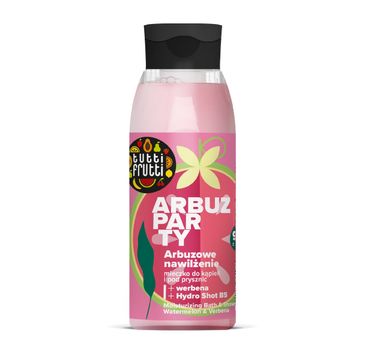 Tutti Frutti nawilżające mleczko do kąpieli i pod prysznic Arbuz i Werbena + Hydro Shot B5 (400 ml)