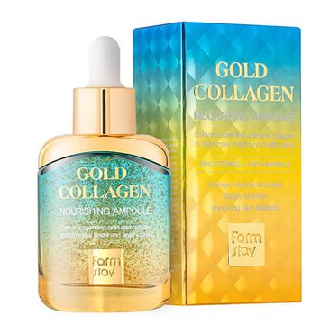 FarmStay Gold Collagen Nourishing Ampoule odżywcza ampułka do twarzy z kolagenem 35ml