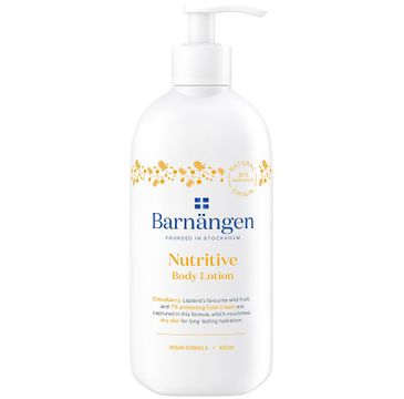 Barnängen Nutritive Body Lotion balsam do ciała do skóry suchej z ekstraktem z Maliny (400 ml)